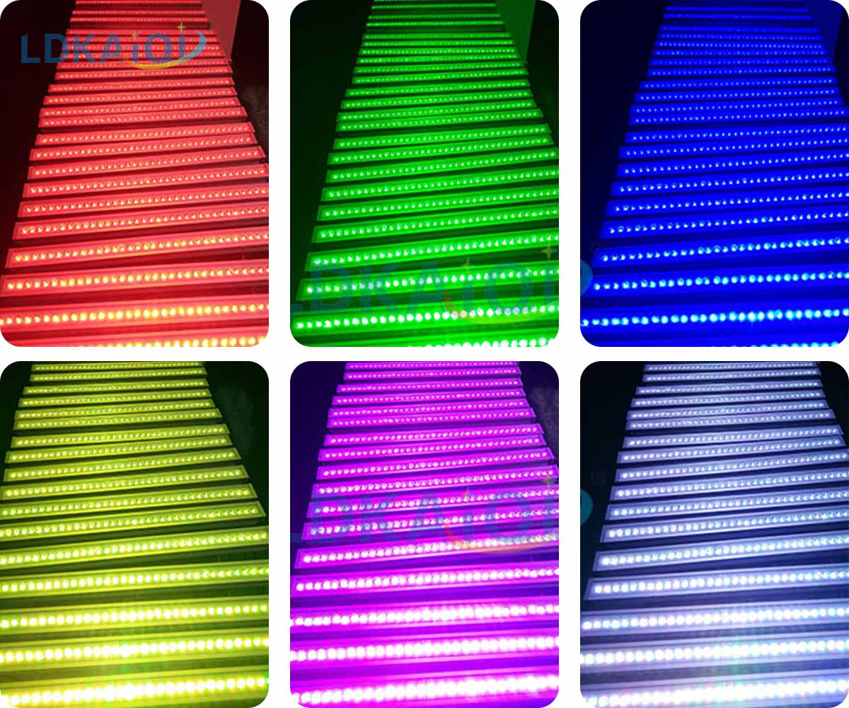 LED Linear Wall Washer Light 36X3W RGB/RGB 3in1 IP65(图2)