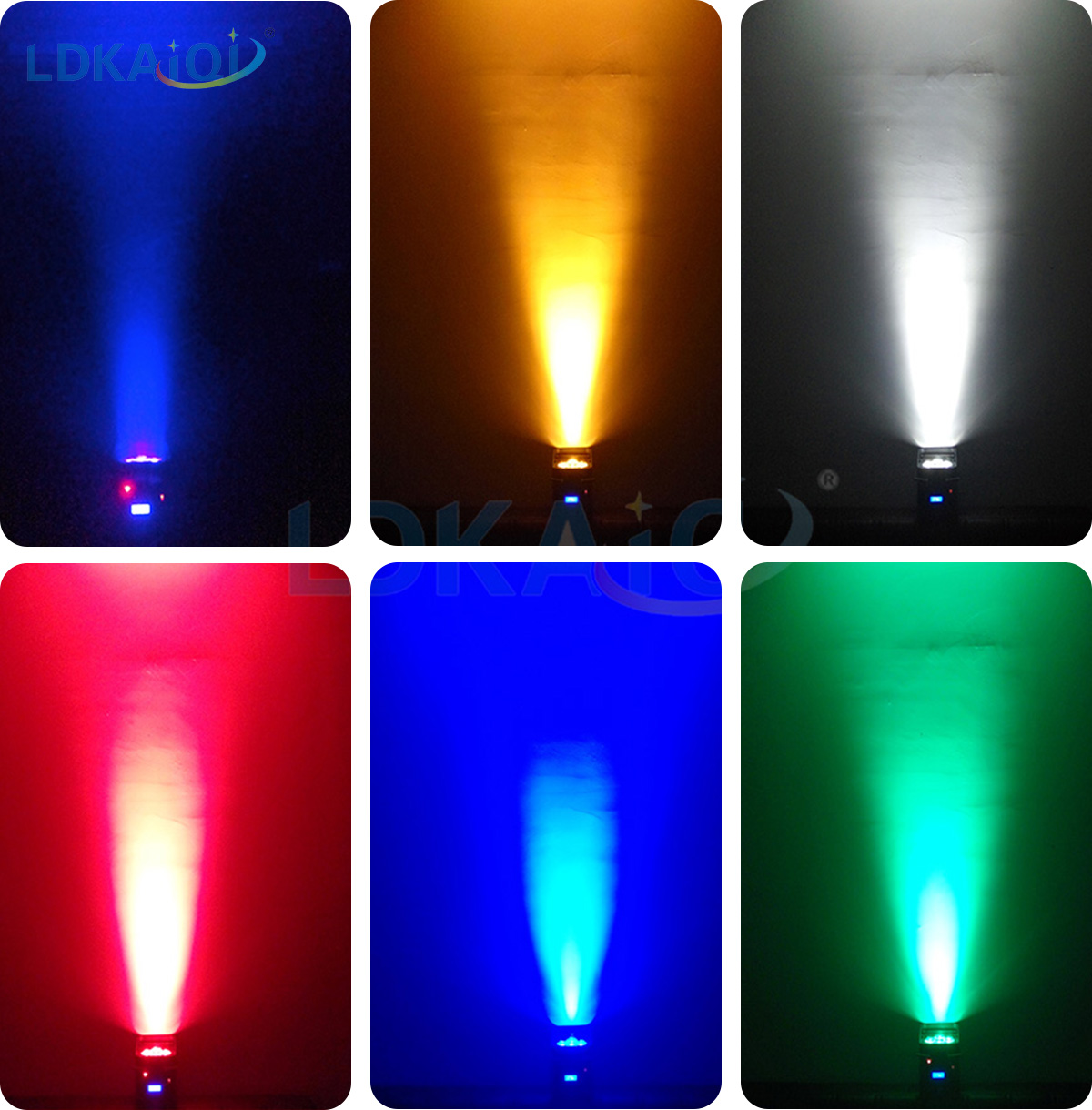Led Uplight Battery Wireless Wifi And Remote Control 4X12W Par Can Lights(图2)