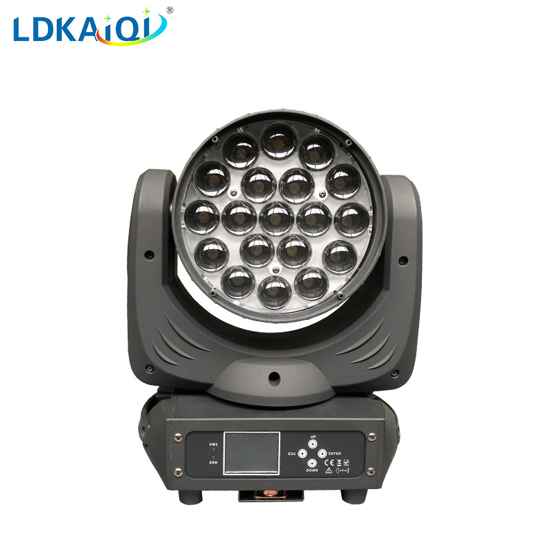 Led Zoom Wash Led Moving Head Light 19X12W RGBW 4in1